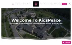 Kids Peace website