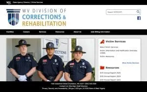 WV Department of Corrections and Rehabilitation website