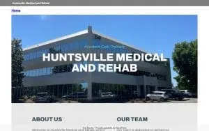 Huntsville Medical and Rehab website