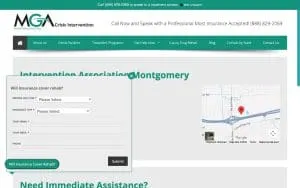 MGA Crisis Intervention website