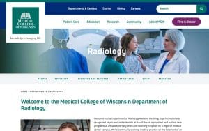 Department of Radiology Froedtert Hospital and Medical College of Wisconsin