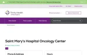 Saint Mary's Hospital Oncology Center website