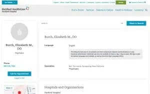 Elizabeth Burch website