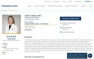 Julia A. Reiser, MD website