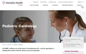 CAMC Pediatric Cardiology website