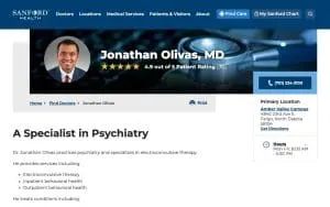 Dr. Jonathan Olivas website