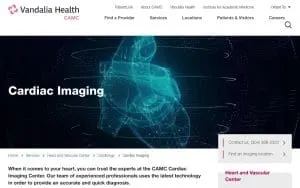 CAMC Cardiac Imaging Center website