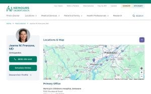 Nemours Du Pont Hospital-Children: Baffa Jeanne M MD website