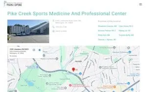 Pike Creek Sports Medicine And Professional Center website