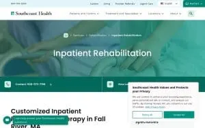 Southeast Rehab at Charlton Memorial Hospital website