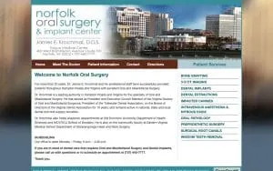 Norfolk Oral Surgery & Implant Center website
