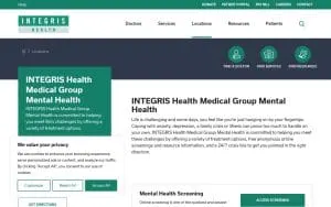 INTEGRIS Health Medical Group Mental Health website