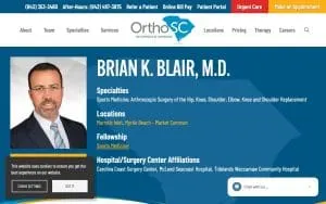 Brian K. Blair, M.D. website