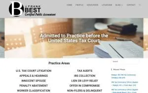 J. Frank Best, CPA website