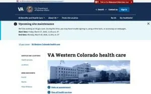 VA Western Colorado Health Care System website