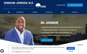 Donovan Johnson, MD website