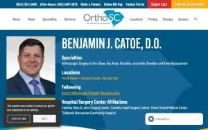 Benjamin J. Catoe, D.O. website
