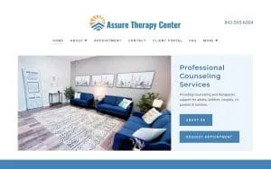 Assure Therapy Center website