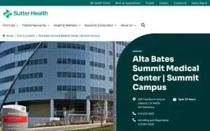 Summit Hospital website