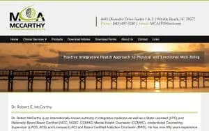Robert E. Mccarthy, PHD website