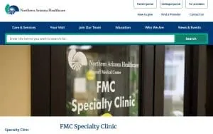 Flagstaff Medical Center Specialty Clinic website