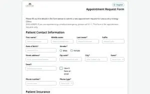 Lowcountry Urology Mt Pleasant website