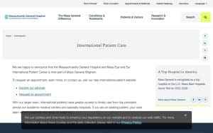 Massachusetts General Hospital: International Patient Center