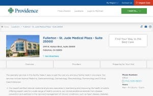 St. Jude Heritage Medical Group - Fullerton Plaza Multi-Specialty Clinic