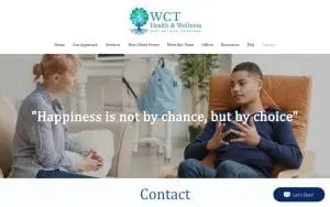 WCT Behavioral Health & Medication Management website
