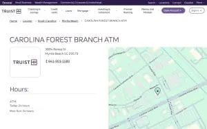 Truist - ATM of Myrtle Beach website