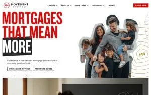 Movement Mortgage of Myrtle Beach website