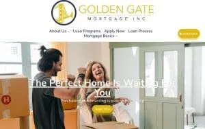 Golden Gate Mortgage of Columbia website