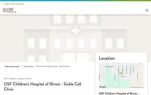 OSF St. Joseph - Musculoskeletal Center website