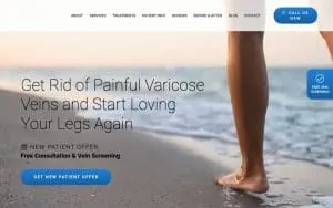 Vein Health Clinics - Port St. Lucie website