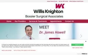 WK Bossier Surgical Associates website