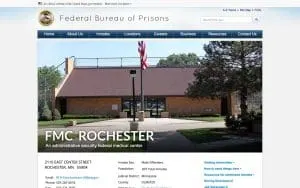 Federal Medical Center Rochester website