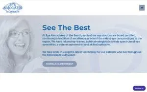 Eye Associates of the South website
