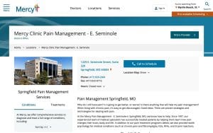 Mercy Pain Management - Springfield