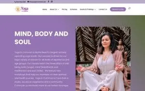 YOGA in COMMON website