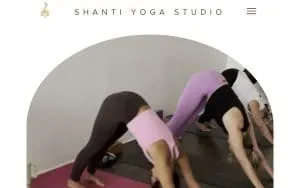 Shanti Yoga Studio of Myrtle Beach website
