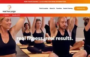 Real Hot Yoga Myrtle Beach - Sayebrook website