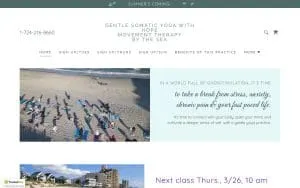 Yoga with Hope Bray Donation Classes website