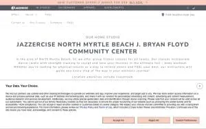 Jazzercise of North Myrtle Beach website