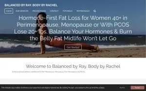 Balanced by Ray Body by Rachel website