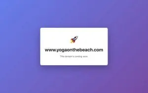 Yoga on the Beach of North Myrtle Beach website