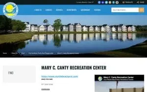 Mary C. Canty Recreation Center website