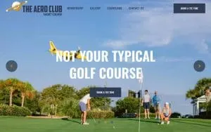 Aero Golf Club Short Course website