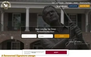 The Long Bay Golf Club website