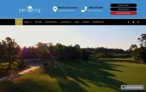 True Blue Golf Club website