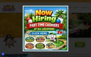Shipwreck Island Adventure Golf website